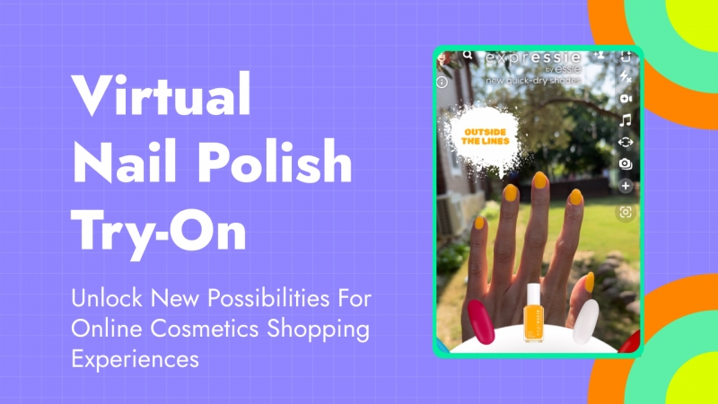 Augmented Reality Nail Polish Virtual Try-Ons in Online Cosmetics Shopping