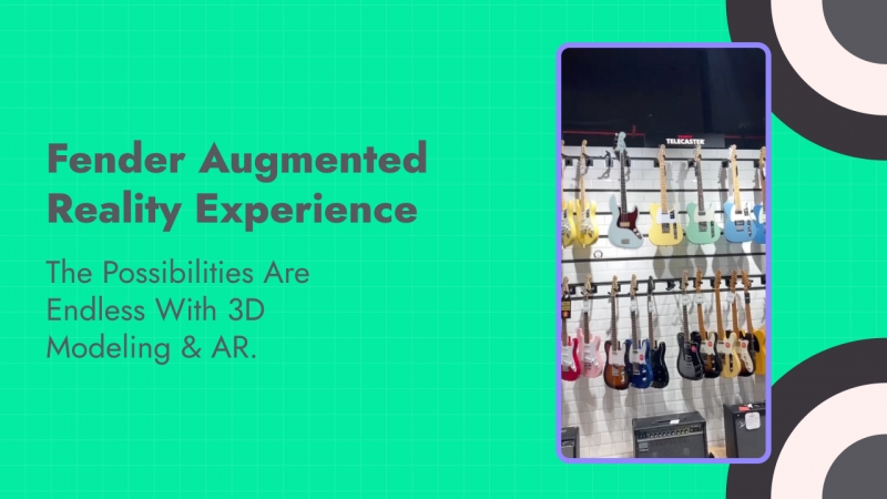 Fender Augmented Reality Experience: Explore Lifelike 3D Instruments in the Real World