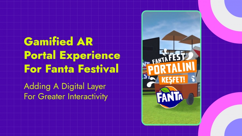 Gamified AR Portal Experience for Fanta Festival