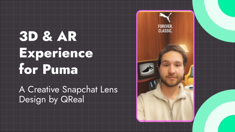 QReal Collaborates with Puma: 3D & Augmented Reality Experience