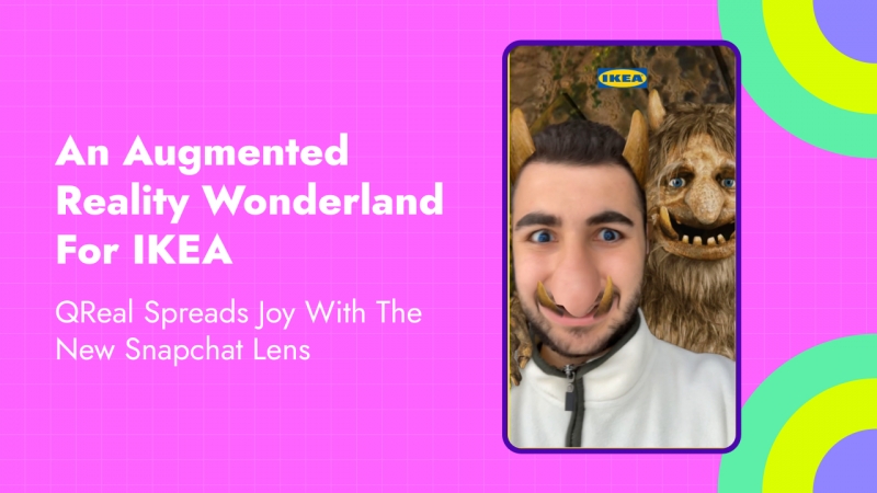 Step into an Augmented Reality Wonderland with QReal’s Snapchat Lens for IKEA!